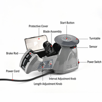 Dispensador Automático de Cinta Adhesiva ZCUT-870, Cortador Eléctrico Automático de Cinta Adhesiva para Línea de Ensamblaje de Empaquetado, 110V 220V