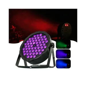 VLTG lampu sorot Led datar Rgb, lampu sorot panggung Led AKTIF warna penuh 8/10 80 suara Ip20 hitam 50000 1KG