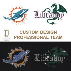 맞춤형 플랫백 글라스 라인스톤 핫픽스 웨딩 의류/장식용 - Product Image 4