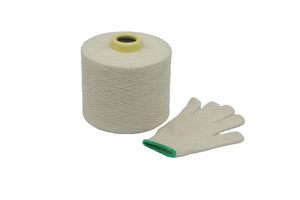 ถุงมือทำงานอุตสาหกรรมผ้าฝ้ายทนทาน 10 เกจ TC (ผ้าฝ้าย 40% โพลีเอสเตอร์ 60%) น้ำหนัก 450 กรัม-1000 กรัม/โหล  ขอบยางนิรภัย ระบายอากาศ ไม่มีซิลิโคน - Product Image 4