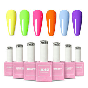 FZANEST Soak Off color Gel Polish Logotipo personalizado OEM Esmalte de uñas Muestra gratis Botellas privadas Esmaltes semipermanentes - Product Image 1
