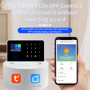 Écran tactile TFT 4G WiFi GSM Safe House Système d'alarme <span class=keywords><strong>de</strong></span> sécurité à domicile Compatible avec Alexa <span class=keywords><strong>Google</strong></span> Tuya Smart Life APP - Product Image 5