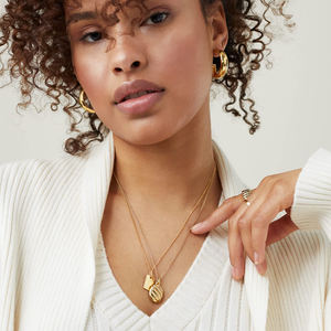 Gemnel di Modo 925 Sterling <span class=keywords><strong>silver</strong></span> dog etichetta logo personalizzato in bianco collane del pendente Engravable Rettangolare Collana - Product Image 3