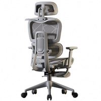 Chaise pivotante ergonomique réglable, chaise de bureau confortable, chaise de salle de conférence