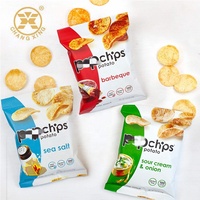 Sac en plastique pour oreiller d'impression rotogravure pour flocons de maïs / chips, en-cas soufflés, chips de pommes de terre, film d'emballage