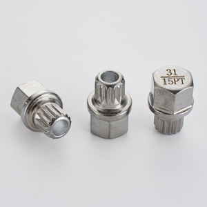 Prix usine le moins cher profil de dent en acier creux antivol clé voitures écrous de roue outil adaptateur de vis antivol pour bwm - Product Image 2
