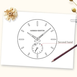 Montre Femme Tendance HANNAH MARTIN HM-1335 – Marque Haut de Gamme Hannah Martin, Mouvement Quartz Original, Bracelet en Maille Acier Inoxydable - Product Image 3