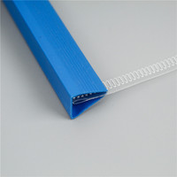 Classeur en plastique de haute qualité avec barre coulissante de 10 mm, pochettes pour rapports, capacité de 40 feuilles, classeurs transparents pour documents, organiseur, reliure