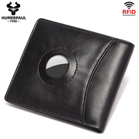 Dompet Kulit Pria HUMERPAUL Penjepit Uang Dompet Kulit Asli Pabrik Dompet Minimalis Merek Ternama