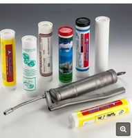 Tube en plastique de 400g de style allemand pour huile, cartouche vide de graisse de 14,1 oz avec piston
