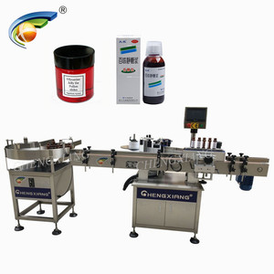 Automatic Round Bottle Label Applicator Machine Can <b>Sticker</b> With Coding Machine for <b>Glass</b> Plastic Bottle - Product Image 3