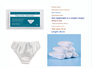 Ropa Interior Desechable Ligera e Higiénica, Calzoncillos de Tela No Tejida para Baño, Baño de Vapor, Salón de Belleza, Viajes, Uso en Hoteles - Product Image 3