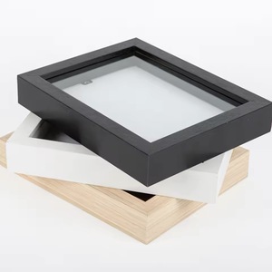 Vente en gros d'affichage 3D en bois de haute qualité cadres de boîte d'ombre profonde de 5x7 pouces avec <span class=keywords><strong>verre</strong></span> - Product Image 3