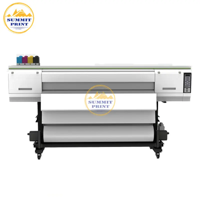 Hot Koop 1.8 M Summitprint Roll Kleur Wit Kleur Uv Printer Machine Uv Led Printer