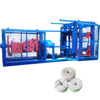 High Speed 3/4 Strand Twisted PP PE Nylon Cotton hemp paper gold plastic rope spooling machine