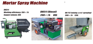 Full Automatic Gypsum Painting Putty Spraying Machine KLL Plastering Mortar Pump In <strong>France</strong> Price Cement <strong>Sprayer</strong> - Product Image 2