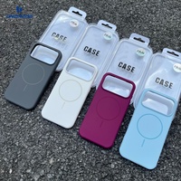Coque de téléphone portable en silicone magnétique antichoc de luxe au design personnalisé pour iPhone 17 Air 18 16 15 14 13 Plus 12 11 Pro Max