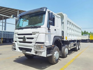 Camión volquete 8x4 diésel con motor Sinotruk Howo Weichai pesado de <span class=keywords><strong>segunda</strong></span> <span class=keywords><strong>mano</strong></span> 371HP con volante a la derecha disponible para la venta - Product Image 5