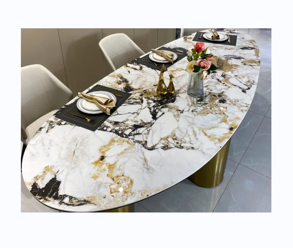 Luxury Living Room Furniture kitchen countertop Semi Precious Stone Granite Table tops