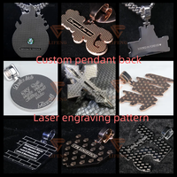 Pass Diamond Tester GRA Certifié Moissanite Diamant 925 Argent Sterling Plaqué Or Émail Flamme SWAG Lettre Pendentif