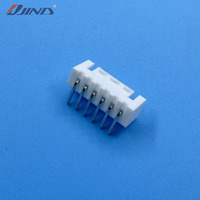 Connecteur Droit à Angle Droit JINDA XHS-6AW 2,5 mm Pas de 6 Broches, Connecteur Mâle d'Alimentation 3A, Terminal FPC Câble-à-Carte pour PCB, 250V 30~22AWG