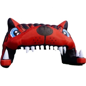 Tenda Gonfiabile Gigante a Forma di Testa di Cane, Tunnel per Eventi Sportivi all'Aperto, Gazebo Parasole per l'Ingresso della Squadra - Product Image 1