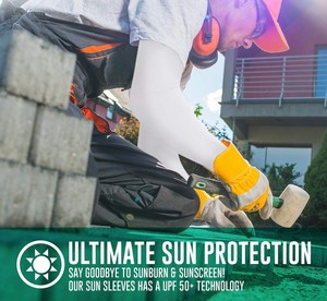 KSY – <span class=keywords><strong>manchon</strong></span> <span class=keywords><strong>de</strong></span> bras <span class=keywords><strong>de</strong></span> cyclisme en Polyester Spandex élastique, Protection solaire Uv - Product Image 4