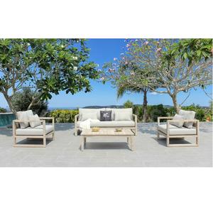 Home Decoration Modern Sofa Set <b>For</b> Living Room <b>Seating</b> Solid Wood Frame Removable Cushions OEM Available - Product Image 3