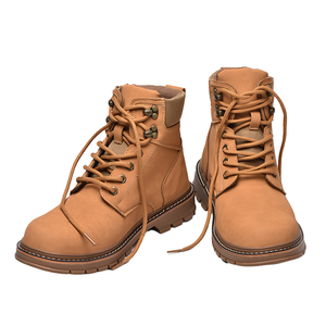 Botas de Trabajo de Seguridad Industrial al por Mayor, Unisex, Parte Superior de Microfibra, Entresuela de Goma, para Uso en Fábrica, Primavera, Verano, Otoño, Invierno - Product Image 4