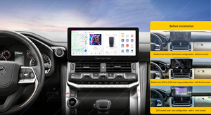 <span class=keywords><strong>Lecteur</strong></span> <span class=keywords><strong>DVD</strong></span> de voiture DUDU7, moniteur <span class=keywords><strong>UHD</strong></span>, système multimédia fonctionnel, processeur octa-core FYT 7870UIS, carte SIM 4G pour Toyota LC300 GR 2022-2025 de 12,3 pouces - Product Image 2