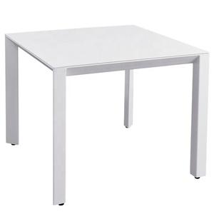 Salle à manger empilable de qualité Bistro Patio Tables et chaises en aluminium Mobilier d'extérieur Ensembles de meubles de jardin en plein air - Product Image 5
