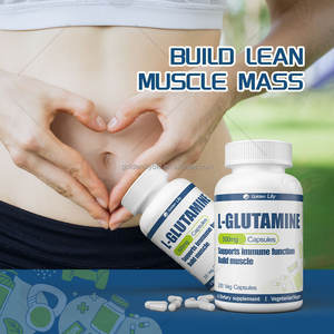 Cápsula de suplemento sanitario de etiqueta privada que promueve el anabolismo de proteínas, mejora la inmunidad, construcción muscular, cápsulas de L-glutamina - Product Image 3