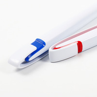 Stylo bille rétractable en plastique FEMA avec grand clip, logo personnalisé, vente en gros, stylo publicitaire promotionnel pour le bureau
