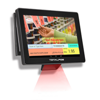 Pemeriksa Harga Terminal Sistem Pos Android Layar Sentuh 10 Inci untuk Shopic A Smart Cart