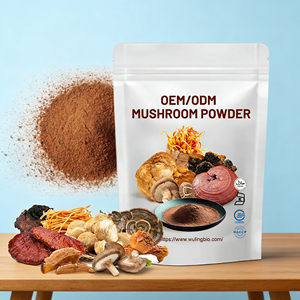 OEM Mezcla de Melena de León, Maitake, Chaga, Cordyceps, <span class=keywords><strong>Ganoderma</strong></span> Reishi, Extracto de Hongos en Polvo, Fórmula Multihongos, Marca Privada - Product Image 1