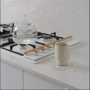 Personalizzabile creativo in acrilico sottobicchiere trasparente per tazza vassoio portaoggetti fotografia Gadget tavola decorativo tovaglietta - Product Image 6