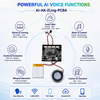 Speaker Asisten AI Mini Dengan WiFi BLE, Dua Mikrofon, Pengisian Daya Tipe-C, Dukungan Obrolan LLM dan Kustomisasi Label Pribadi