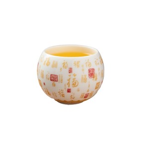 Porcelain Master Cup Single Teacup Round White Ceramic Tasting Cup Lead Free For Kung Fu Tea Afternoon Tea Gift - Product Image 1