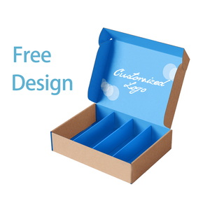 Foldable corrugated paper boxes brand clothes packaging gift shipping mailer box custom