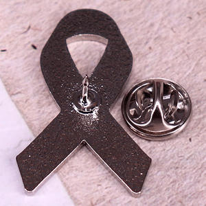 Groothandel lint emaille pins op maat gemaakte prostaatkanker mannen gezondheid broches metalen revers speldjes - Product Image 2