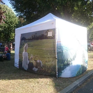 5x5 Heavy-Duty 50mm Hexagon Aluminum Frame Waterproof Custom Logo Canopy Gazebo Portable Foldable Advertising Commercial <strong>Tent</strong> - Product Image 6