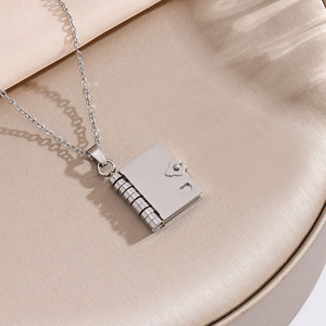 Personalizzato 316 in acciaio inox bella oro 18K placcato in acciaio impermeabile avvolgente collana pendente per le signore - Product Image 5