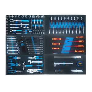 Simple Appearance 7 Drawers <b>Tool</b> <b>Trolley</b> With 117pcs <b>Tools</b> in EVA Foam Tray for Garage and Workshop TCG01&03 Rolling Storage Too - Product Image 1