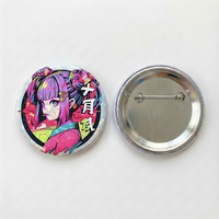 Badges et broches tendance à l'effigie de personnages de dessins animés, épingles personnalisées avec logo doré peint sur mesure, forme personnalisée, accessoires pour usage quotidien