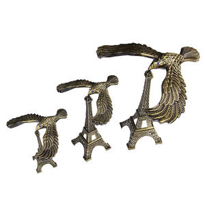 Decoración de <span class=keywords><strong>Águila</strong></span> de la Torre Eiffel de París, Adorno de Metal Antiguo Personalizado, Adorno de Animales de Peltre de Francia, Recuerdo de Viaje - Product Image 6