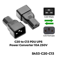 Connecteur en cuivre noir IEC320 C14 à C5, adaptateur de prise électrique en PVC à 3 sorties pour ordinateur portable