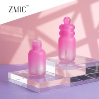 Flacon de brillant à lèvres tendance, tubes de brillant à lèvres vides roses, tubes de baume à lèvres liquide en plastique en forme de biberon avec bouchon pour enfants