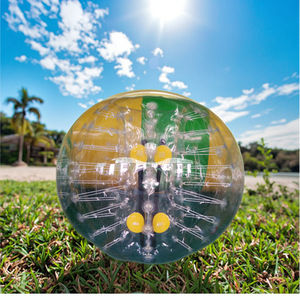 Ballon gonflable transparent en TPU taille adulte avec design de ballon de football, jouet sportif à bulles pour activités d'équipe - Product Image 2