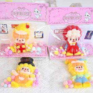 Funny <b>Circus</b> Clown Squishy <b>Toy</b> Birthday Party Favor Decoration Stress Relief Gift for Kids Adults - Product Image 2