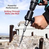 Adaptador SDS Plus para Taladro de Percusión, Vástago Cuadrado de Acero, Herramienta de Conversión para Martillo Rotatorio Eléctrico